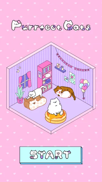 Purrfect Cats [MOD: много монет и редкие коты] Screenshot 1