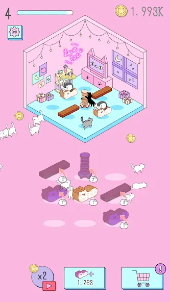 Purrfect Cats [MOD: много монет и редкие коты] Screenshot 4