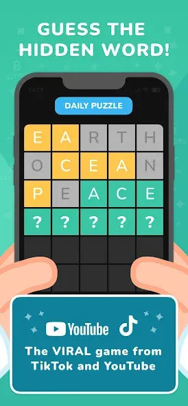 Wordly Yoga: Daily &amp; Unlimited [MOD: безлимитные подсказки и открыты все уровни] Screenshot 1