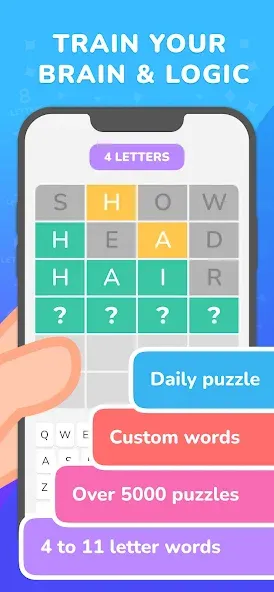 Wordly Yoga: Daily &amp; Unlimited [MOD: безлимитные подсказки и открыты все уровни] Screenshot 2