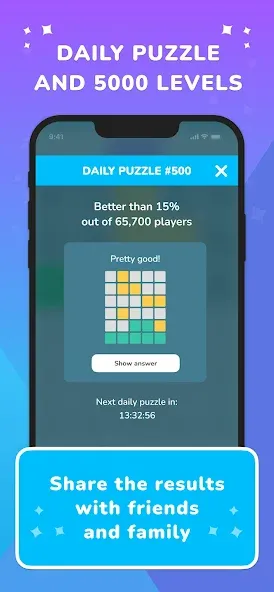 Wordly Yoga: Daily &amp; Unlimited [MOD: безлимитные подсказки и открыты все уровни] Screenshot 4