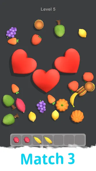 Match Tile 3D - Calm Matching [MOD: без рекламы и много монет] Screenshot 1
