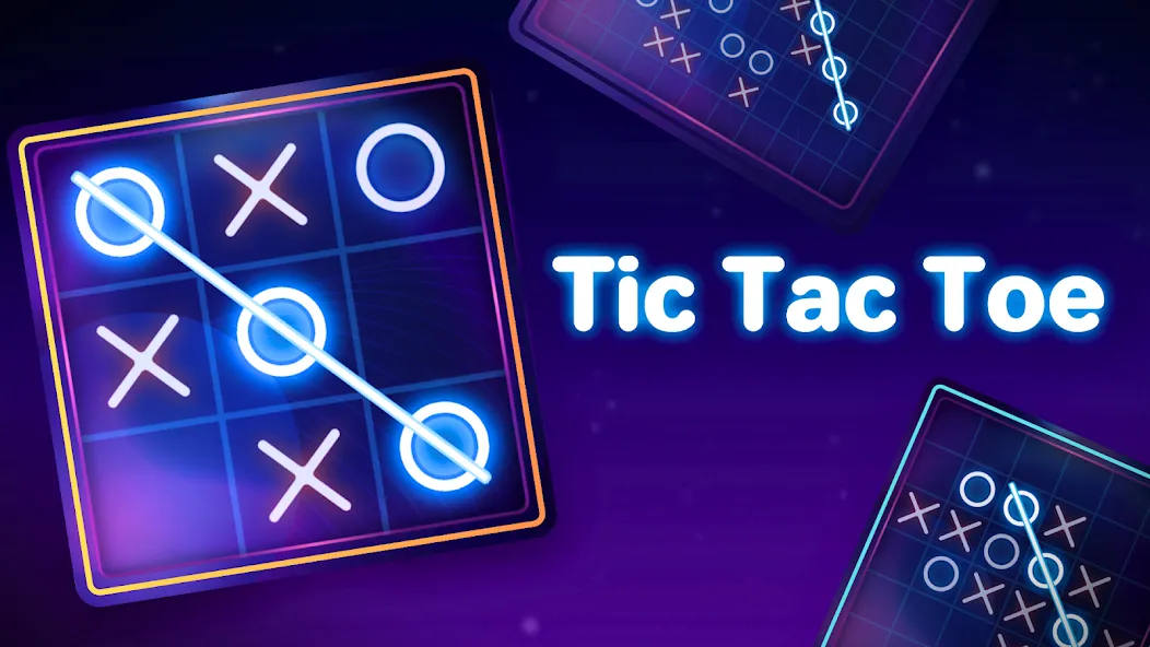 Tic Tac Toe 2 Player: XO Game [MOD: игра для двух игроков без рекламы] Screenshot 1