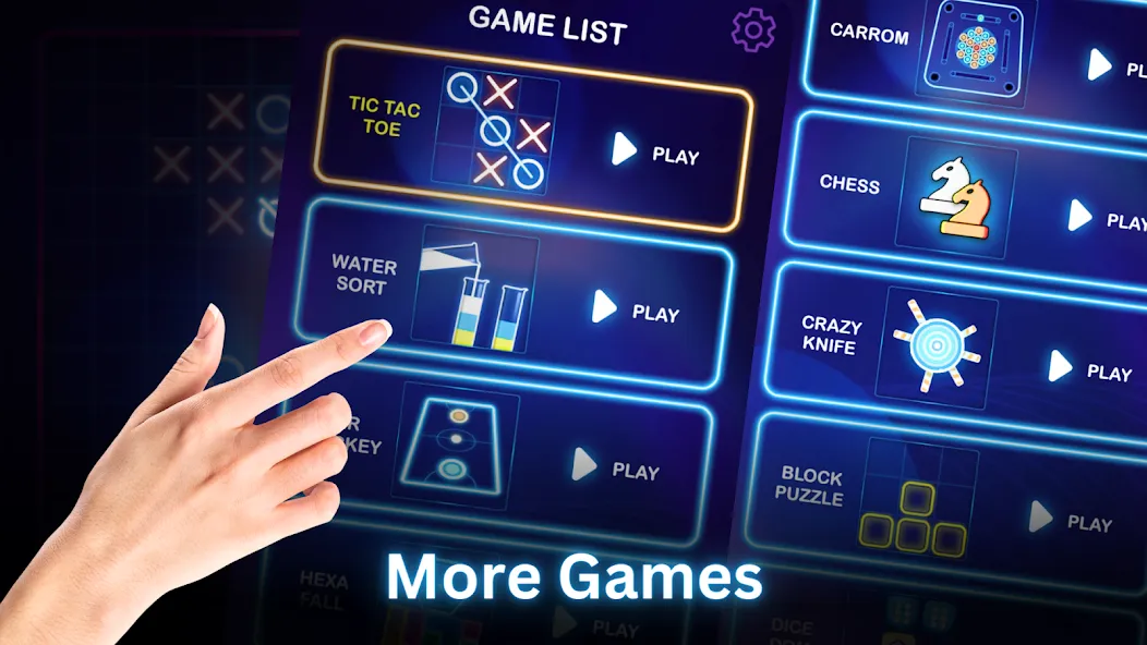Tic Tac Toe 2 Player: XO Game [MOD: игра для двух игроков без рекламы] Screenshot 3