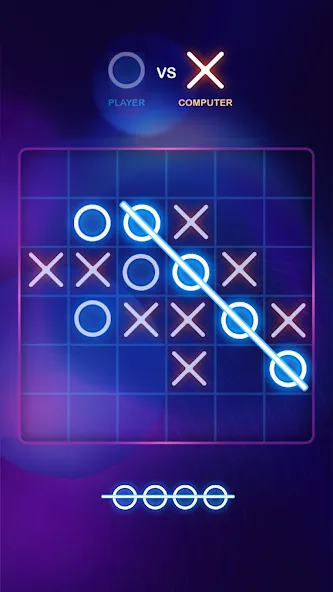 Tic Tac Toe 2 Player: XO Game [MOD: игра для двух игроков без рекламы] Screenshot 5