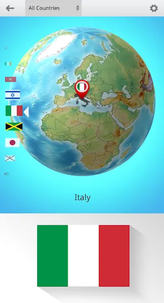 Flags On the Globe [MOD: открыты все флаги и страны] Screenshot 4