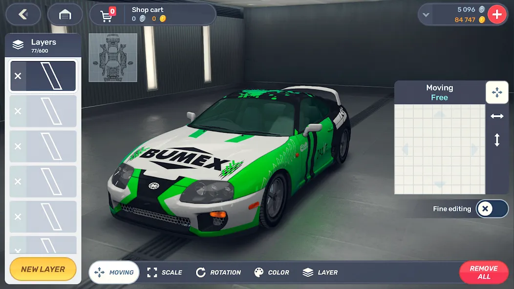 Drag Racing 3D: Streets 2 [MOD: безлимитные деньги и машины открыты] Screenshot 2