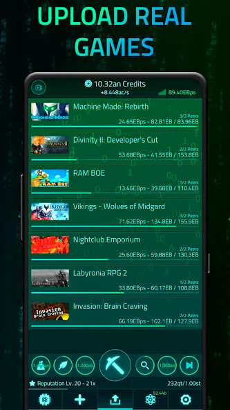 Upload Simulator [MOD: безлимитные ресурсы и ускоренная загрузка] Screenshot 1
