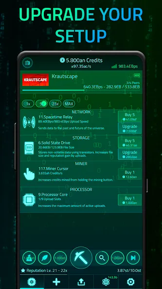 Upload Simulator [MOD: безлимитные ресурсы и ускоренная загрузка] Screenshot 2