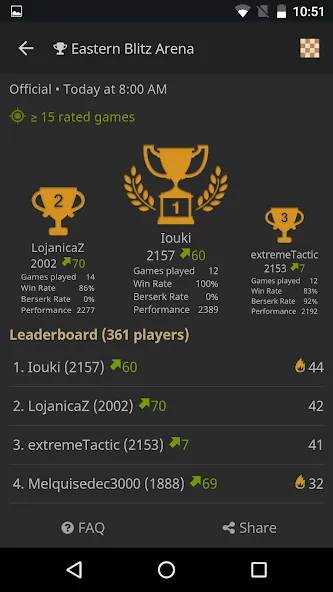 lichess • Free Online Chess [MOD: бесплатные шахматы без ограничений] Screenshot 4