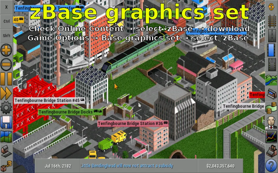 OpenTTD [MOD: безлимитные деньги и ресурсы] Screenshot 3