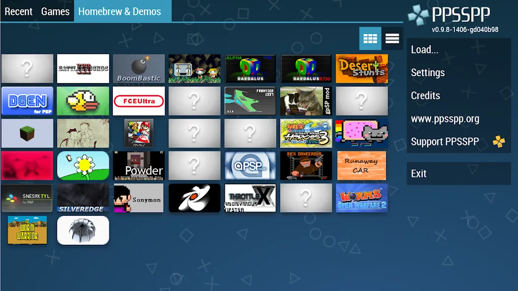 PPSSPP - PSP emulator [MOD: улучшенная совместимость и скорость] Screenshot 2