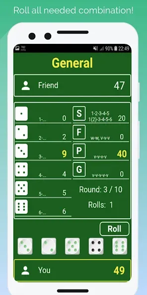 Dice Games [MOD: неограниченные броски и разблокированы уровни] Screenshot 1