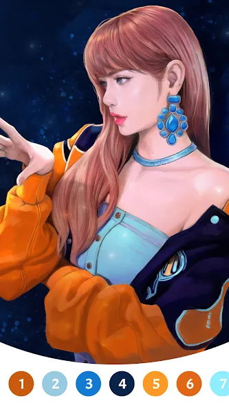BlackPink Paint by Number [MOD: разблокированы все раскраски и уровни] Screenshot 4