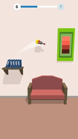 Bottle Flip 3D — Tap &amp; Jump [MOD: все уровни и без рекламы] Screenshot 4