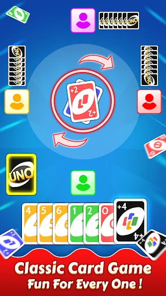 Uno - Party Card Game [MOD: безлимитные монеты и все карты открыты] Screenshot 2