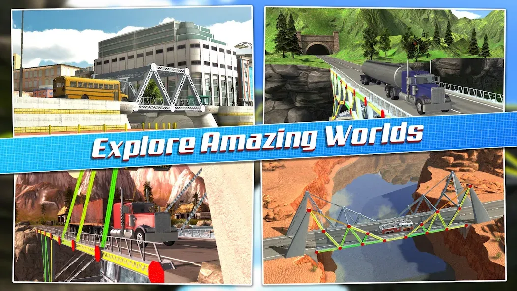 Bridge Construction Simulator [MOD: безлимитные деньги и все уровни открыты] Screenshot 5