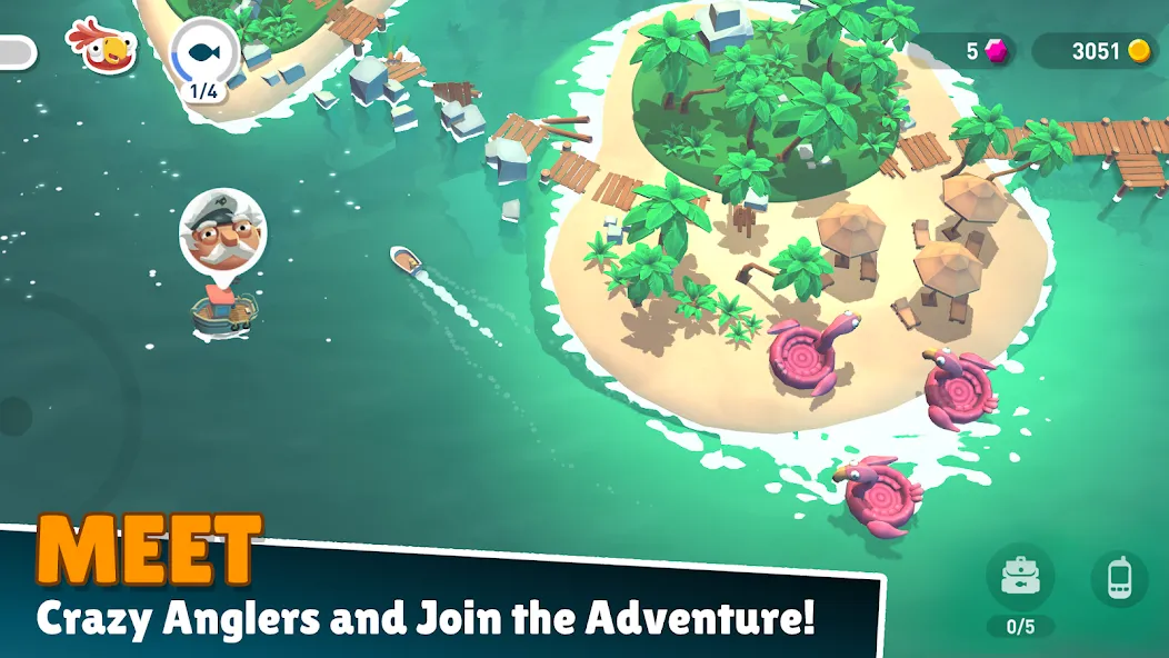 Creatures of the Deep: Fishing [MOD: безлимитные деньги и ресурсы] Screenshot 4