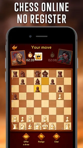Chess Online - Clash of Kings [MOD: безлимитные деньги и открытые фигуры] Screenshot 2