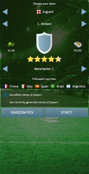 True Football 3 [MOD: безлимитные деньги и энергия] Screenshot 1