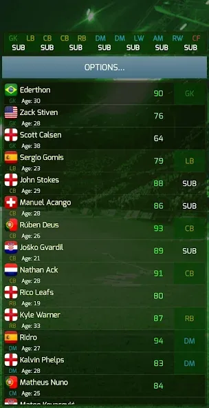 True Football 3 [MOD: безлимитные деньги и энергия] Screenshot 3