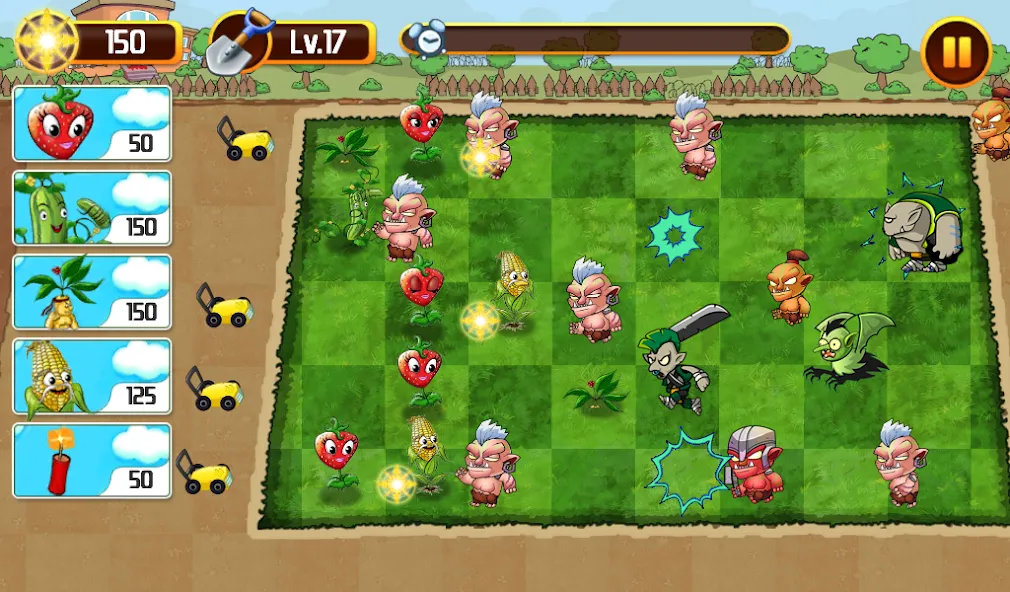 Plants vs Goblins 4 [MOD: безлимитные монеты и открыты все уровни] Screenshot 2