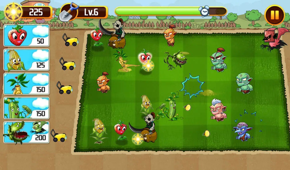Plants vs Goblins 4 [MOD: безлимитные монеты и открыты все уровни] Screenshot 4