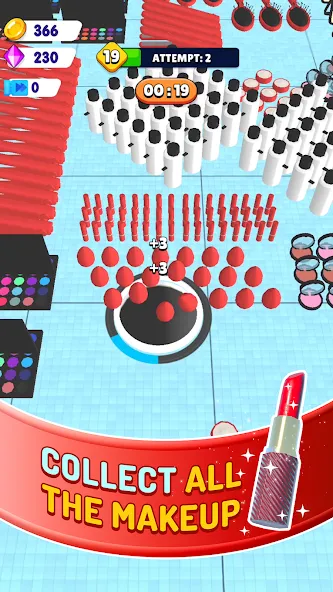 Hole and Fill: Collect Master! [MOD: безлимитные деньги и всё открыто] Screenshot 1