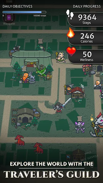 Orna: A fantasy RPG &amp; GPS MMO [MOD: безлимитные ресурсы и опыт] Screenshot 4