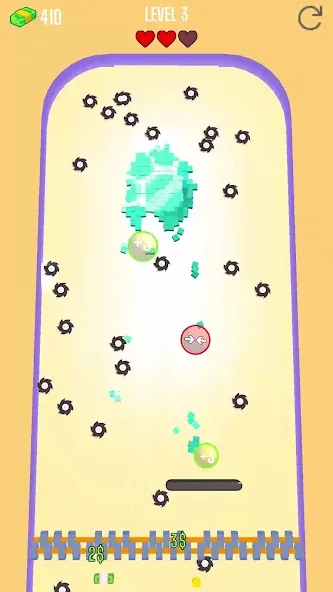 Saw Brick Crusher – Pong 3D [MOD: разблокированы все уровни и скины] Screenshot 3