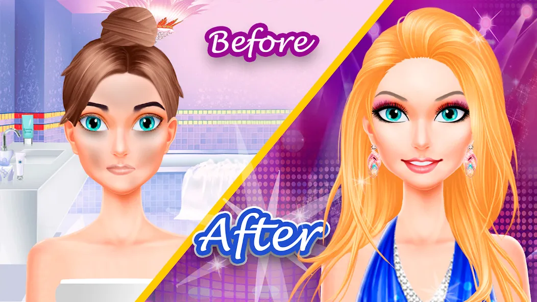 Makeup games makeover dress up [MOD: безлимитные монеты и все наряды] Screenshot 1