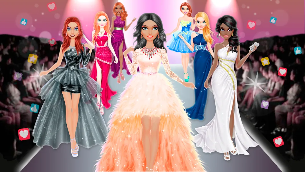 Makeup games makeover dress up [MOD: безлимитные монеты и все наряды] Screenshot 2