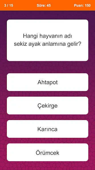Bilgi Yarışması [MOD: безлимитные подсказки и правильные ответы] Screenshot 1