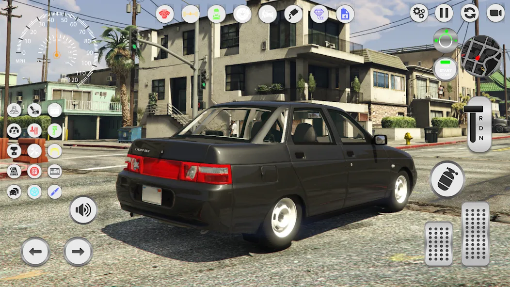Lada 2110: Urban Simulator [MOD: безлимитные деньги и топливо] Screenshot 3