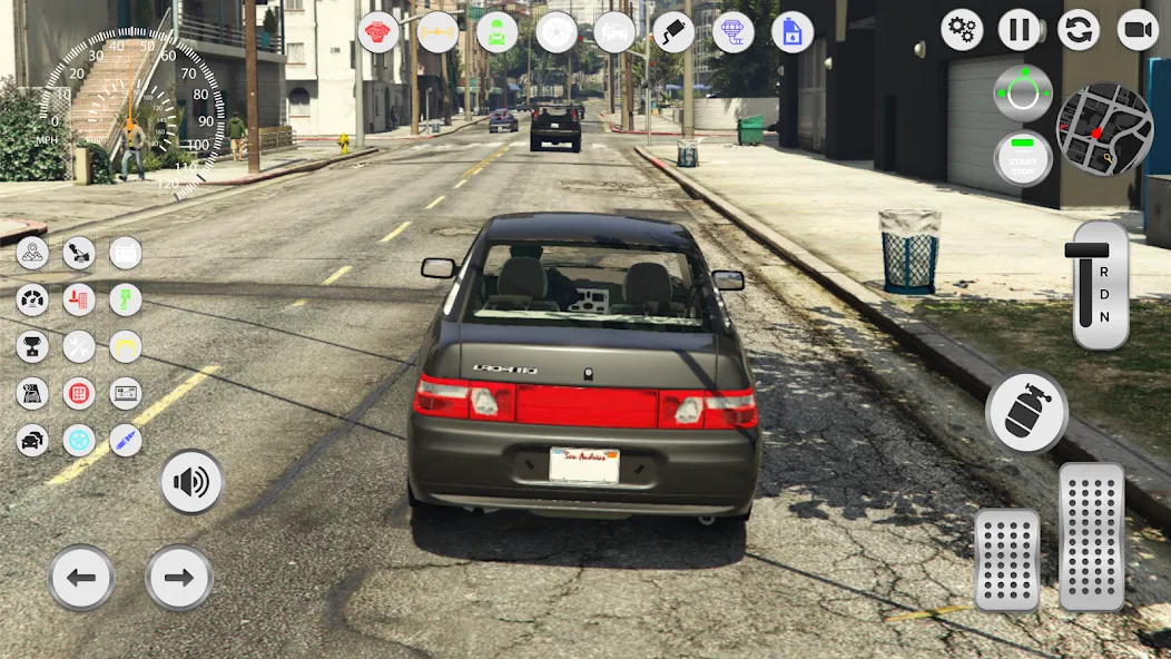 Lada 2110: Urban Simulator [MOD: безлимитные деньги и топливо] Screenshot 4