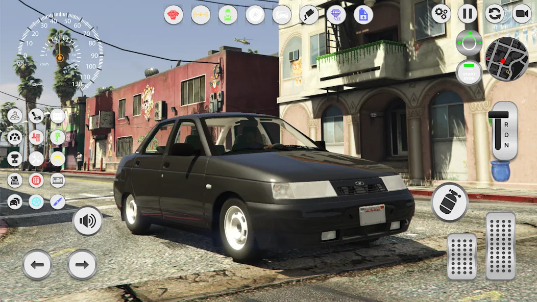 Lada 2110: Urban Simulator [MOD: безлимитные деньги и топливо] Screenshot 5