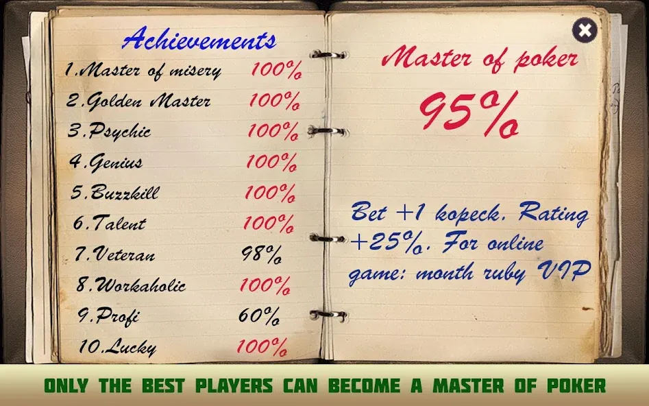 Card game Poker raspisnoy [MOD: безлимитные фишки и все уровни] Screenshot 2