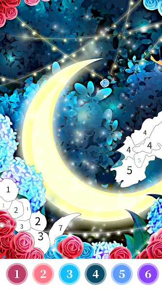 Rose Coloring Book Color Games [MOD: без рекламы и все раскраски открыты] Screenshot 4