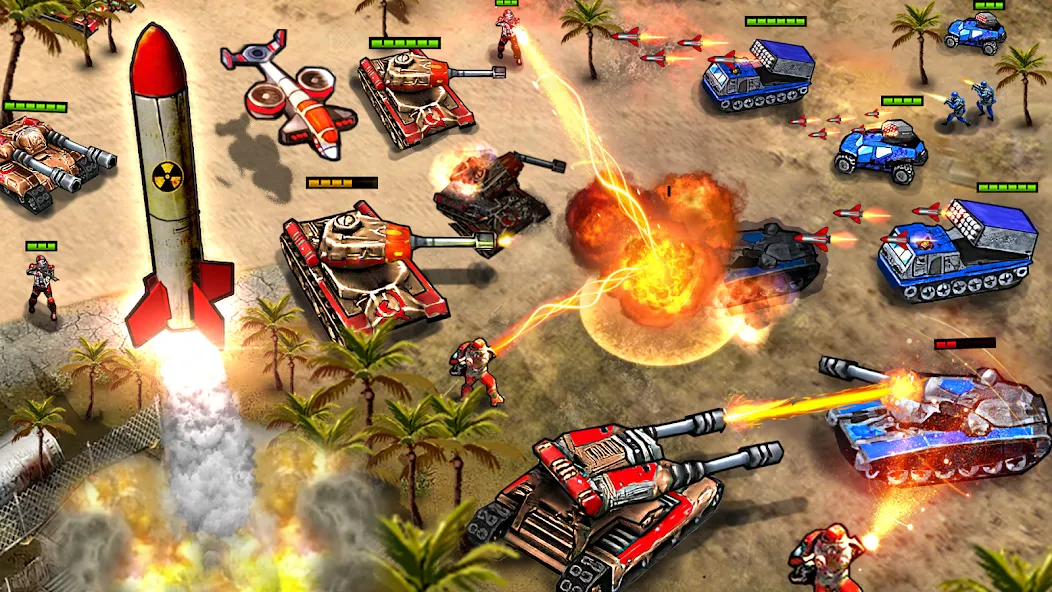 Command Generals RTS [MOD: безлимитные ресурсы и открытые уровни] Screenshot 2