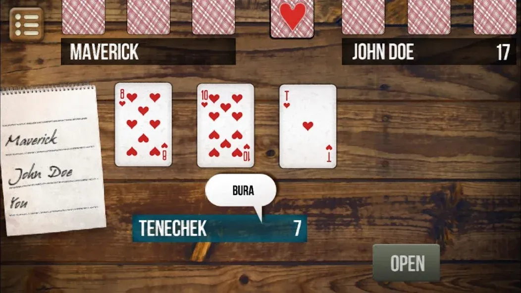 Burkozel (Bura] the card game [MOD: безлимитные монеты и открыты все карты] Screenshot 3