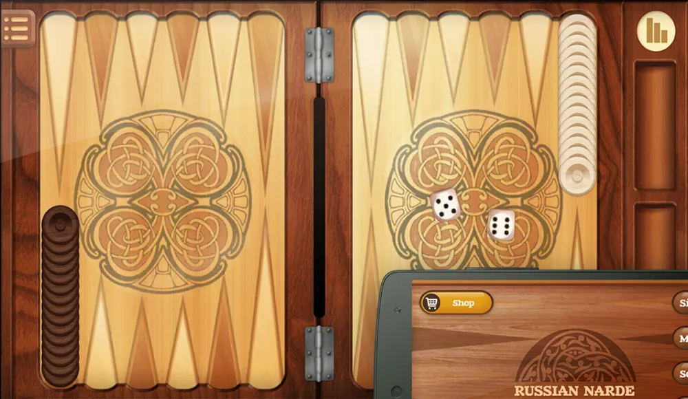 Narde [MOD: без рекламы и отмена ходов] Screenshot 3