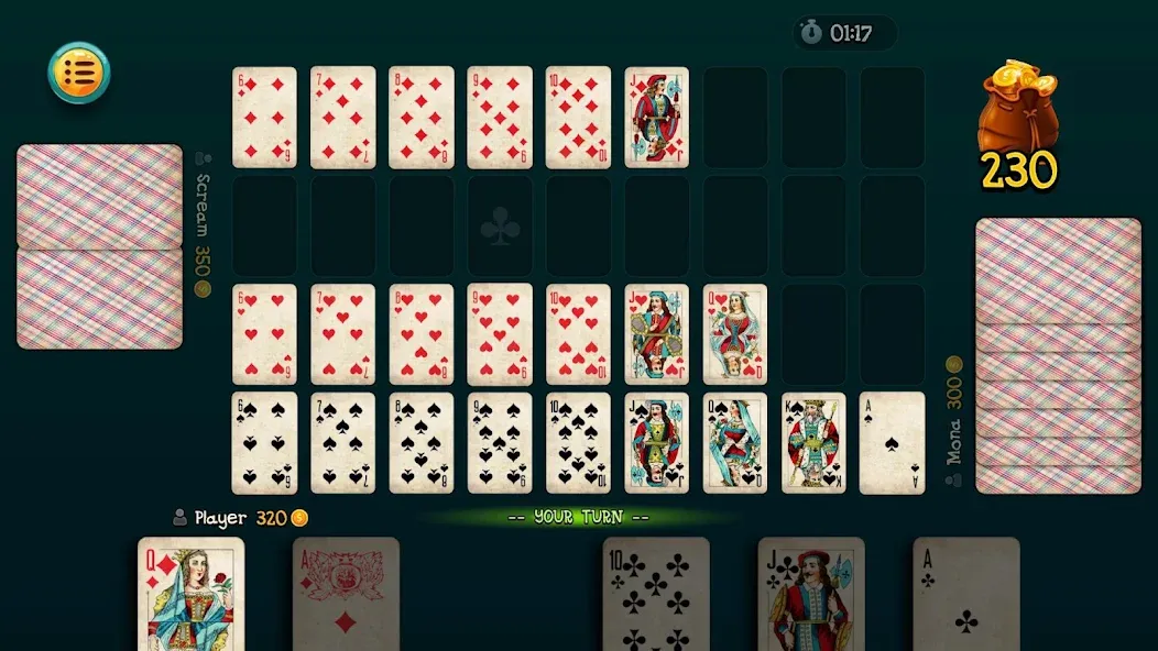 Nine Card Game online offline [MOD: разблокированы все режимы и карты] Screenshot 1