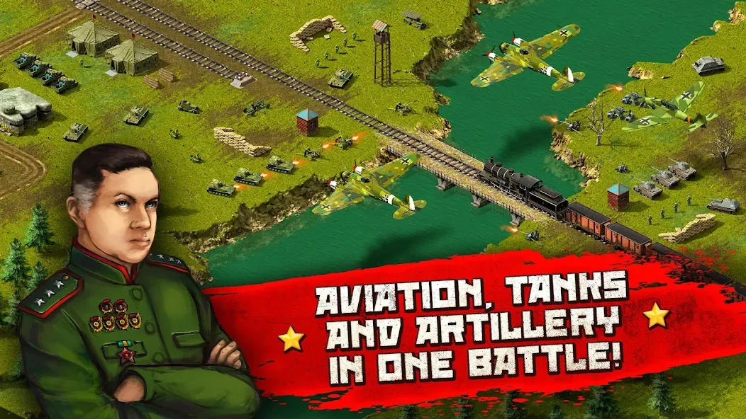 Second World War [MOD: безлимитные ресурсы и оружие] Screenshot 1