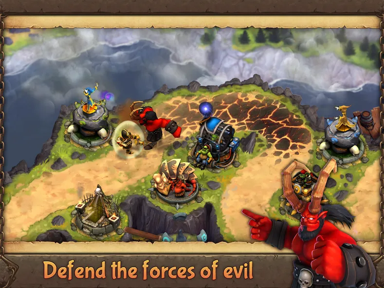 Evil Defenders [MOD: безлимитные деньги и усиленная защита] Screenshot 1