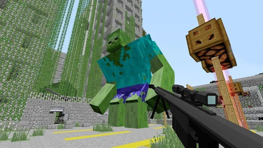 Zombie Apocalypse map for MCPE [MOD: зомби-апокалипсис для выживания] Screenshot 1