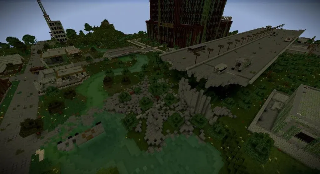 Zombie Apocalypse map for MCPE [MOD: зомби-апокалипсис для выживания] Screenshot 3