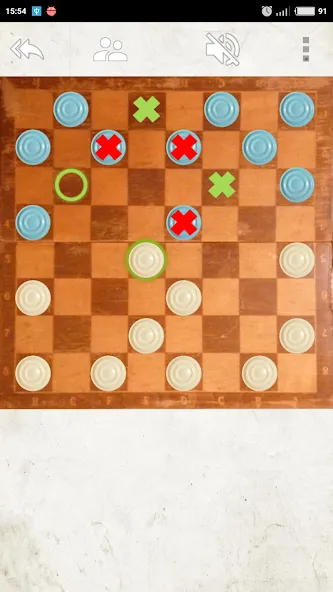 USSR Checkers [MOD: безлимитные подсказки и отмена ходов] Screenshot 3