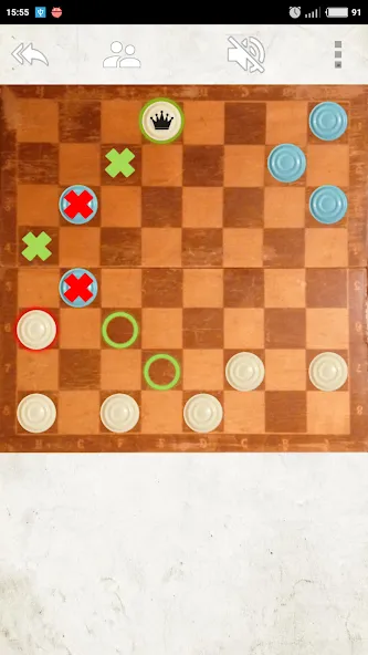 USSR Checkers [MOD: безлимитные подсказки и отмена ходов] Screenshot 4