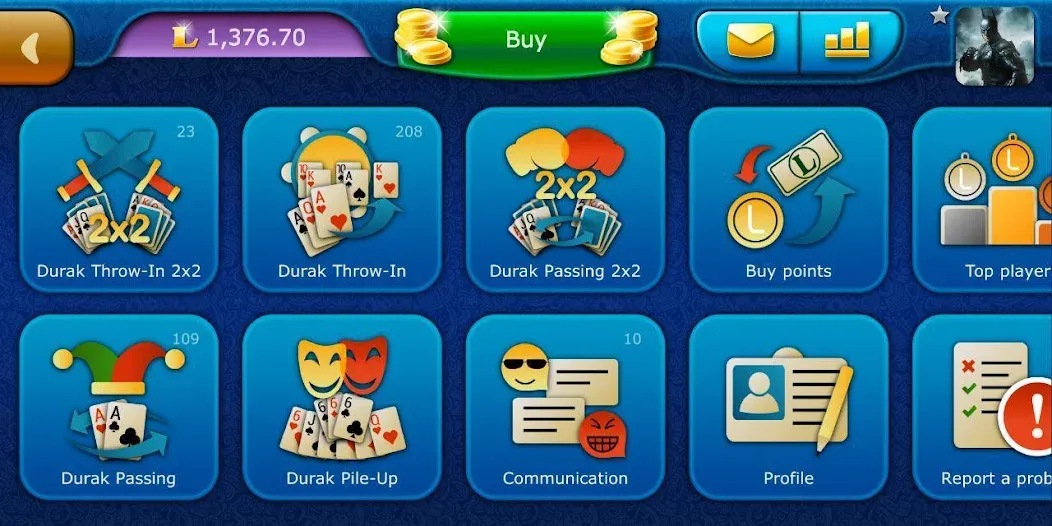 Durak LiveGames online [MOD: безлимитные монеты и быстрые победы] Screenshot 5