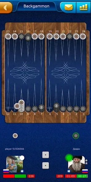 Backgammon LiveGames online [MOD: без рекламы и безлимитные фишки] Screenshot 3